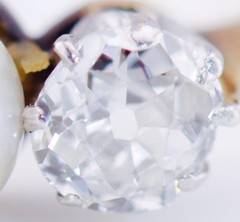 Antique Victorian Two Stones Ladies Ring 18k Gold,0.80ct Diamonds Pearl AWC&Co