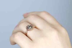 Art Deco Style 2.00Ct Round Lab Created Diamond 14K Rose Gold FN Engagement Ring