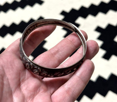 Vintage 900 sterling silver floral bracelet elegant European women’s jewelry