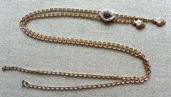 Victorian REVIVAL 1940s Vintage Slide Necklace (Needs clasp repair)