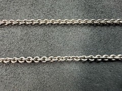 4.01g Vintage Sterling Silver 925 Rolo Link Chain Necklace 18 in M