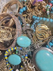HUGE 8 Lbs Jewelry WEARABLE Lot Tangled Unsearched TREASURE