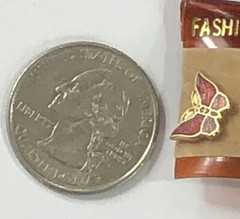 Enamel Earrings Stud Butterfly Vintage – NWT