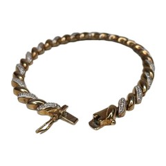 Vintage Vermeil Ross Simons Gold Plated Over 925 Sterling Silver Bracelet 17g