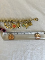 Vintage Charm Bracelet with Juicy Couture and Ben Amun Charms