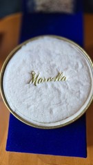 Circa 1950 NOS Marvella 3-Str Faux Pearl Necklace ,Original Tag,Box,Sterlinig