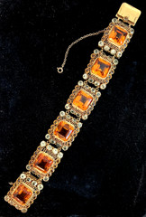 Exceptional Vintage Hobe Rhinestone Bracelet