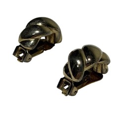 Vintage Christian Dior Clip‑On Earrings Signed Chr. Dior Made in France 80s 90s