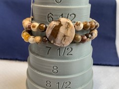 Vtg Semi Precious Stone Jewelry Lot Necklace Bracelet Multicolor Stones