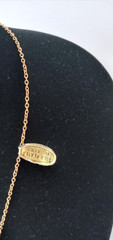 Vintage Necklace w/Tassel Yellow Gold Plated NWT 15.25″ Length