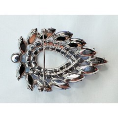 Vintage 1964 Sarah Coventry Blue Lagoon Brooch by D&E Juliana Book Piece