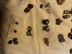 63 Pair Of Vintage Earrings. For A Complete List Contact Me