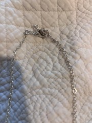 Chunky Faux Pearl Cluster Necklace 21″ Jane Stone Silver Tone Vintage