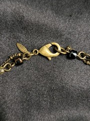 Vintage Avon Ornate Bronze Medallion Layered Statement Necklace