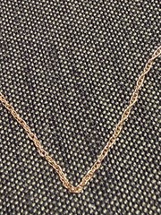Vintage SOLID 14KT Gold Stamped 15″ Necklace Chain 1 Gram