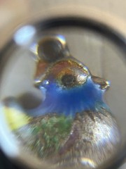 Antique 925 Silver Cloisonné Bird Charm Chinese Enamel Duck Pendant 0.66g TINY