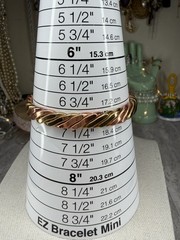 Copper Brass Cuff Bracelet Vintage Twisted Rope Jewelry