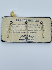 Krementz Larter shirt Bodkin studs Mother of pearl and seed pearl center