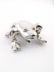 Bat-Agi Israel Sterling Silver 925 Frog Pin/Brooch 17342