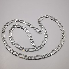Vintage 925 Sterling Silver Signed Jewelry Chain 20.28in (51.5cm) 0.66oz