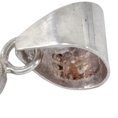Coral Fossil Pendant | Teardrop Stone Setting | Sterling Silver 925
