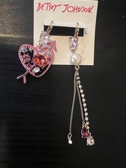 Betsey Johnson Not Your Babe Earrings – Rare – G2