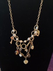 Vintage Lot Mixed Necklaces, Pins, Bracelets