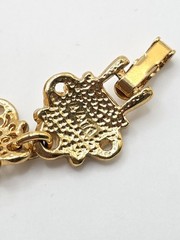 Past Times 90’s Blue And Goldtone Renaissance Revival 14 In Necklace