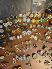 Massive Vintage to modern estate Jewelry Lot. 600+ items pieces/ some being 925