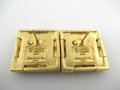 Museum of Modern Art Frank Lloyd Wright Geometric Pierced Earrings 1994