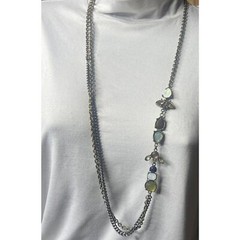 Lot Of Three Necklaces – Chunky Floral Insect Bee 16, 9 & 12 Inches Career Dress