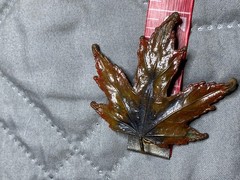 Vintage Brooch Pin Maple Leaf Copper Jewelry lot x
