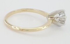 Antique Old European Cut Diamond Solitaire Engagement Ring 1.55 ct 14k Gold $19K