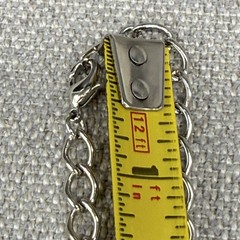 Vintage Juicy Couture Charm Necklace Silver Tone Key Heart Crown Enamel Tag