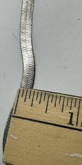 Revlon Silver Herringbone 17” Chain Vintage