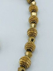 Alfred Philippe Crown Trifari ELECTRA Choker Necklace & Earrings Gold Trifarium