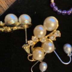 Vintage 21 PC. Earring Job LOT! 7-Clip-ons, 13-Pierced, 1-Pendant!