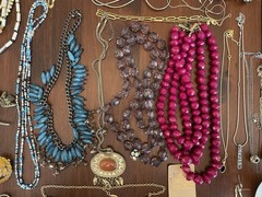 5+ Lbs Jewelry Lot, Vintage, Costume, Modern, Semi Precious Stones & Fine