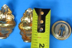 Gold Tone Clip on Earrings Lot of (4) Rhinestones
