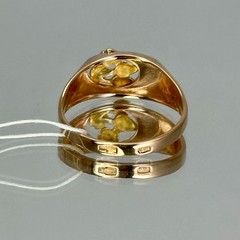 USSR Vintage Original 583 14K Rose & Yellow Gold Ring 2.90 g. 7,25 US Ukraine