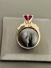 14KT Yellow Gold 2.64CT Pink Tourmaline & 0.80CTW Diamond Ring. Size 7 (A26)