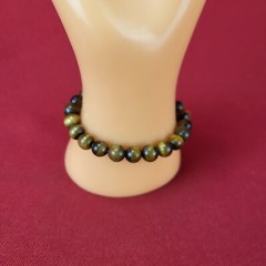 Cute “Dream” Full Tiger’s Eye Costume Jewelry Bracelet – One Size Fits All