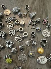 Huge Vintage/Modern Charms 110 Piece Lot Variety Sizes/Styles Unsigned