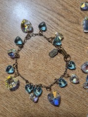 Vintage Pididdly Links Charm Necklace Set Kingston NY Heart Charms Statement