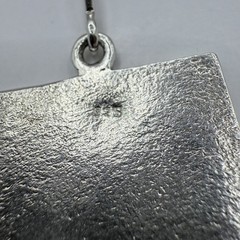 Vintage pendant “Trinity” made of 925 silver, handmade, Zircon 12,24g