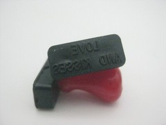 6 Vintage Plastic Hand Stamp Love Kisses I’m Your Gal Fragile Air Mail Charm Lot