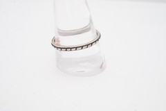 Vintage Sterling Silver 925 Ring Size 11.25 Textured H5