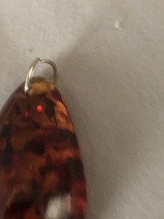Vintage Baltic Amber Marquise Pendant Translucent Cognac Brown Orange Large