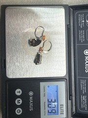 Sterling Silver 925 Fire Opal & Smoky Quartz Pear Cut Dangle Leverback Earrings