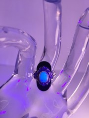 Sterling Silver 925 Black Onyx Marcasite / Fire Opal Art Deco Ring Sz 7 Thailand